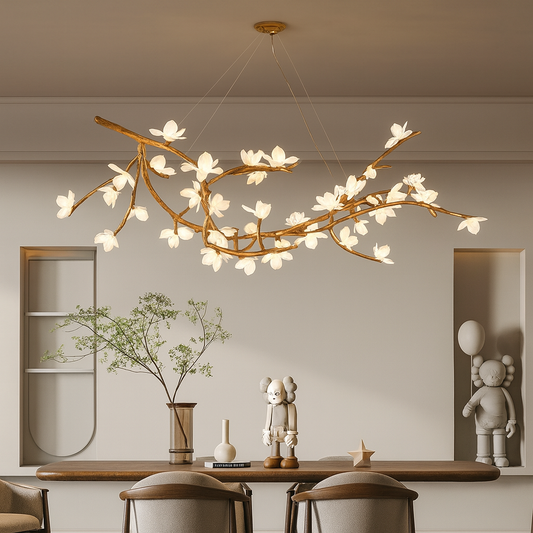 CloverStem | Tree Branch Chandelier for Modern Simplicity