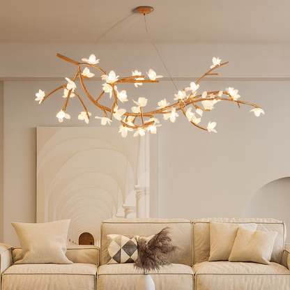 CloverStem | Tree Branch Chandelier for Modern Simplicity