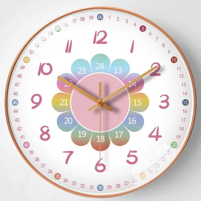 Learning Wall Clock for Children – Colorful Eco-Friendly Design, 20 cm, Easy to Hang