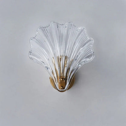 ShellLume – Elegant Glass Wall Lamp with Ocean-Inspired Coral Design