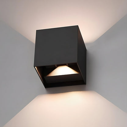 MotionLume – Modern Cube Wall Light with Built-In Motion Sensor