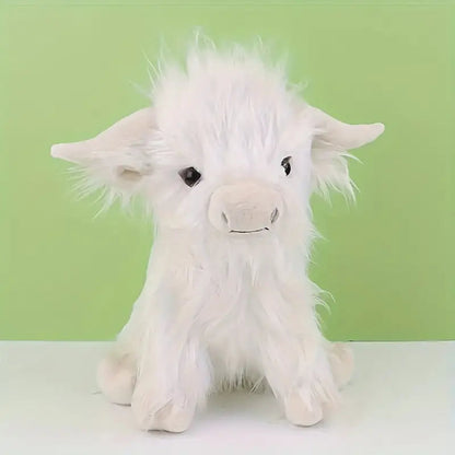 Highland Cow Stuffed Animal – Soft and Cuddly Plush Toy Comforter for All Ages, 25 cm