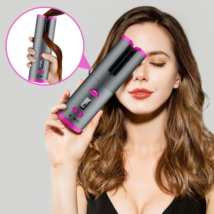 StyleGlow – Smart Curling Iron with LED Control Panel