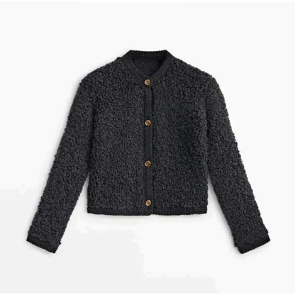 Selene | Women's Fleece Button Jacket – Cozy, Warm, and Effortlessly Stylish