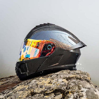 Dual-Lens Modular Helmet DOT ECE Approved Lightweight ABS