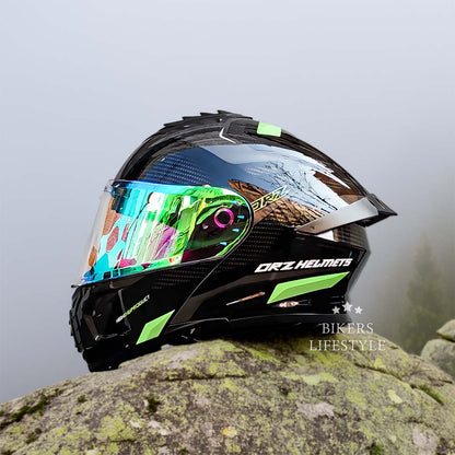 Dual-Lens Modular Helmet DOT ECE Approved Lightweight ABS