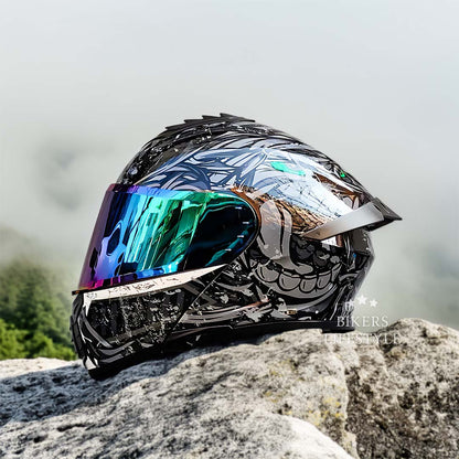 Dual-Lens Modular Helmet DOT ECE Approved Lightweight ABS