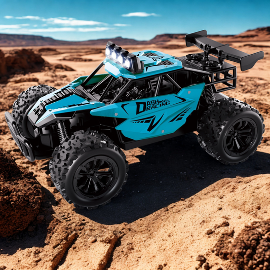 High-Performance Remote Control Car with Alloy Frame – Durable RC Racing Vehicle with LED Headlights