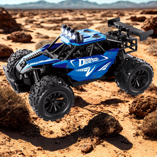 High-Performance Remote Control Car with Alloy Frame – Durable RC Racing Vehicle with LED Headlights