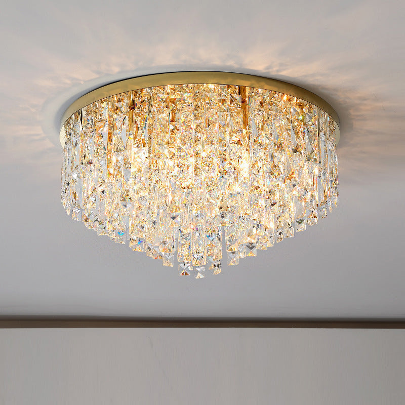 EclipseLume | Minimalist Crystal Ceiling Chandelier