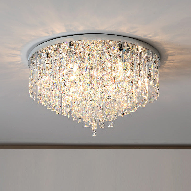 EclipseLume | Minimalist Crystal Ceiling Chandelier