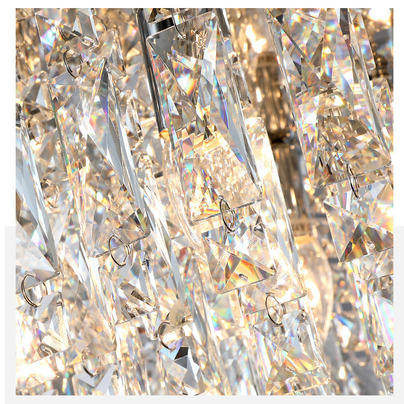 EclipseLume | Minimalist Crystal Ceiling Chandelier