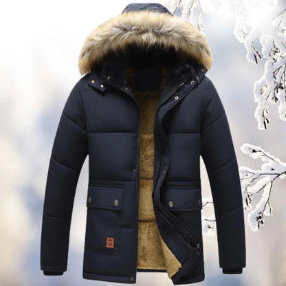 Grayson | Stylish Quilted Parka Coat with Fleece Lining for Men