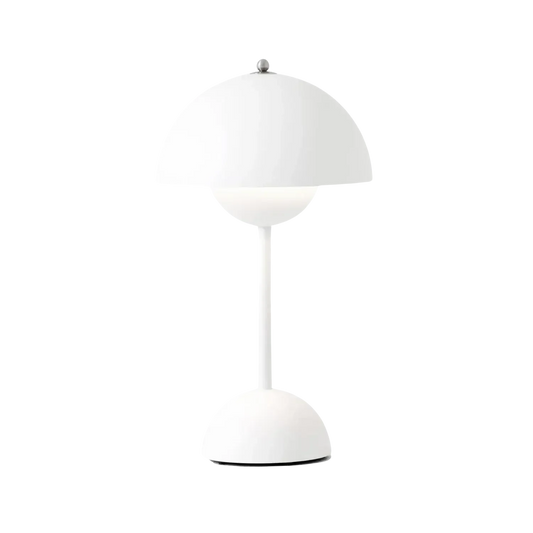 SnowGlow – Chic Modern Table Lamp for Soft, Diffused Light