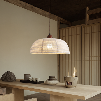 Elano | Retro Fabric Hanging Pendant Light for Cozy Spaces