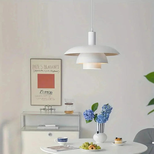 SkandiGlow – Elegant Aluminum Hanging Light for Contemporary Dining & Living Areas
