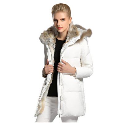 Elodie | Insulated Women’s Hooded Puffer Jacket for Cold Weather