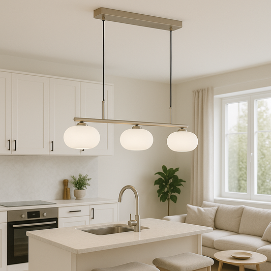 Elyra | 3-Head Modern Bauhaus Pendant Lamp for Dining Areas