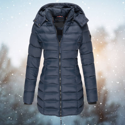 Renee | Warm & Stylish Black Puffer Jacket for Women - Cozy Fit