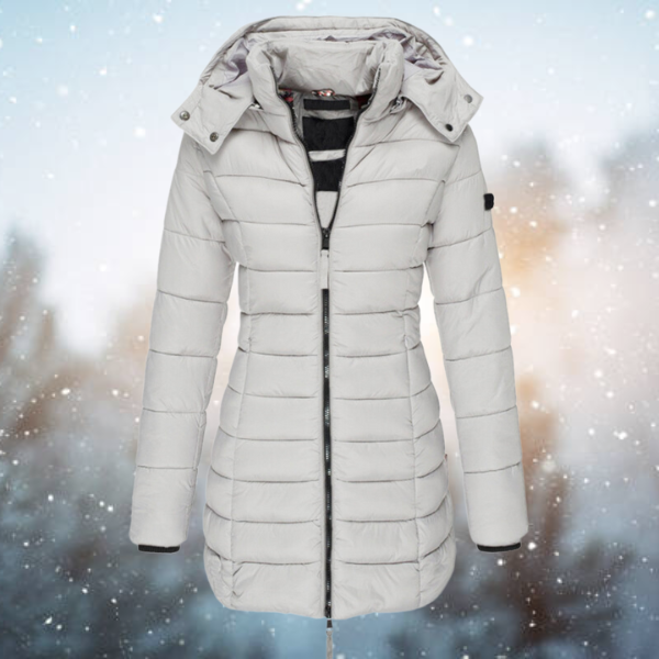 Renee | Warm & Stylish Black Puffer Jacket for Women - Cozy Fit