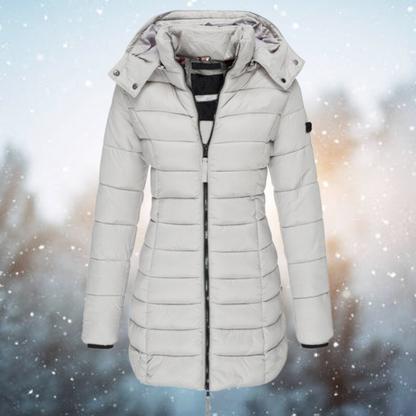 Renee | Warm & Stylish Black Puffer Jacket for Women - Cozy Fit