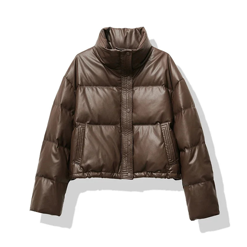 Sadie | Stylish Black Puffer Jacket for Women - Cozy Winter Warmth