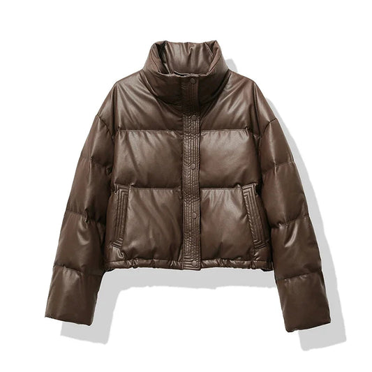Sadie | Stylish Black Puffer Jacket for Women - Cozy Winter Warmth