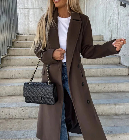 Annelise | Chic Tailored Coat for Women - Warm & Classic Winter Look