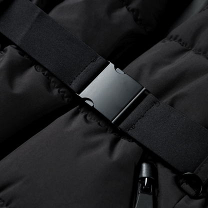 Avery | Stylish Waterproof Black Puffer Jacket - Warm & Protective