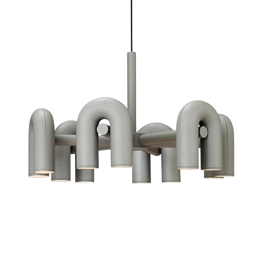 Evania | Modern Bauhaus Chandelier with Artistic Appeal