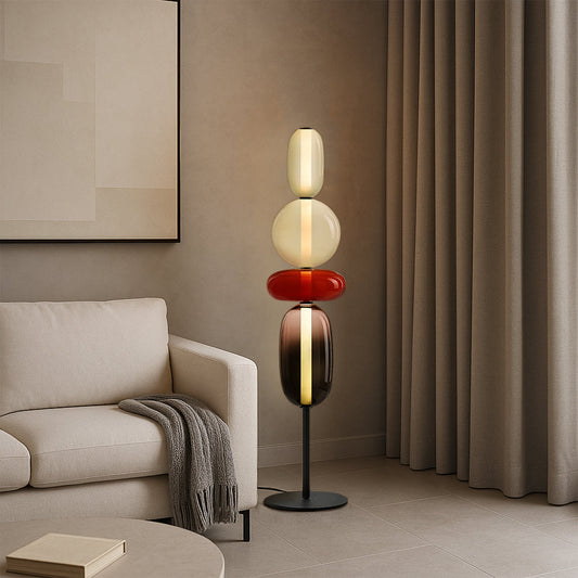 Evlon | Elegant Candied Style Floor Lamp