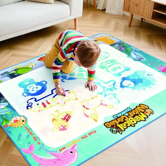 Extra Large Water Doodle Mat for Kids – Mess-Free Educational Doodle Mat with Multiple Themes