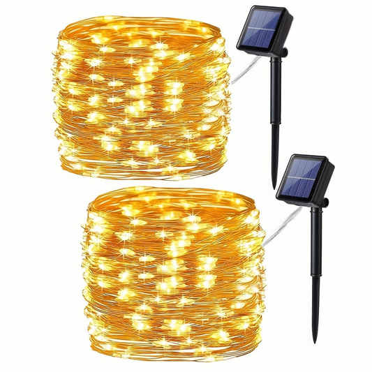 Fairy String Lights for Halloween – Solar Outdoor Lighting Decor