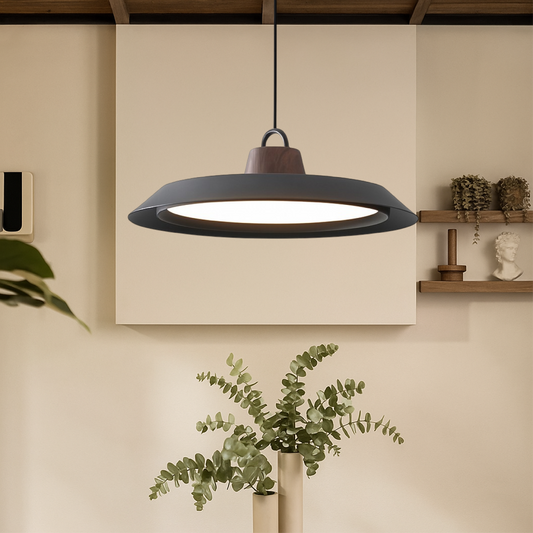 Fidelight | Scandinavian Wood/Metal Pendant Lamp for Refined Interior