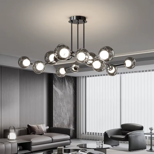 FrejaGlow | Elegant Nordic Glass Ceiling Lamp