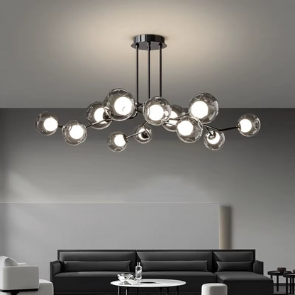 FrejaGlow | Elegant Nordic Glass Ceiling Lamp