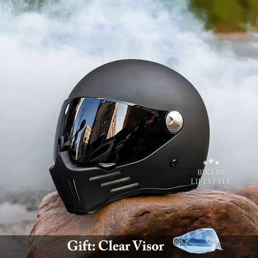Full Face Motorcycle Helmet DOT ECE Approved High-Quality ABS