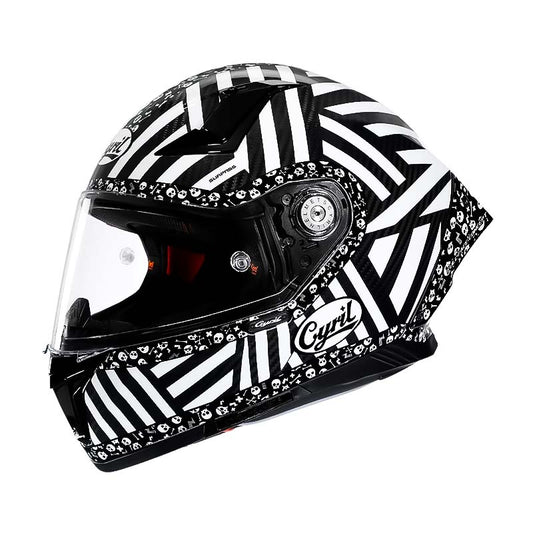 Full Face Motorcycle Helmet Lightweight Carbon Fiber DOT ECE Approved