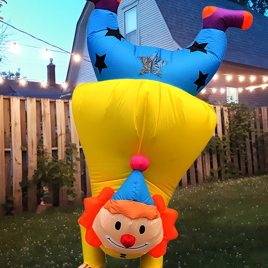 Blow-Up Clown Suit for Adults | Funny Inflatable Halloween Costume