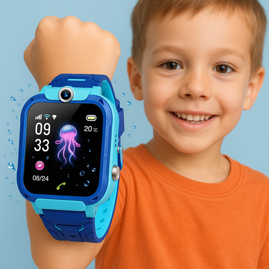 Waterproof GPS Smartwatch for Kids – SOS Function and Safety Tracker for Parents’ Peace of Mind