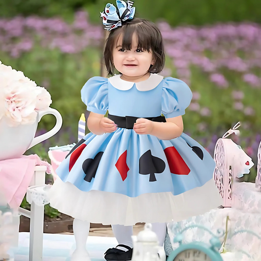 Girls’ Puff Sleeve Mini Dress | Storybook Halloween Costume