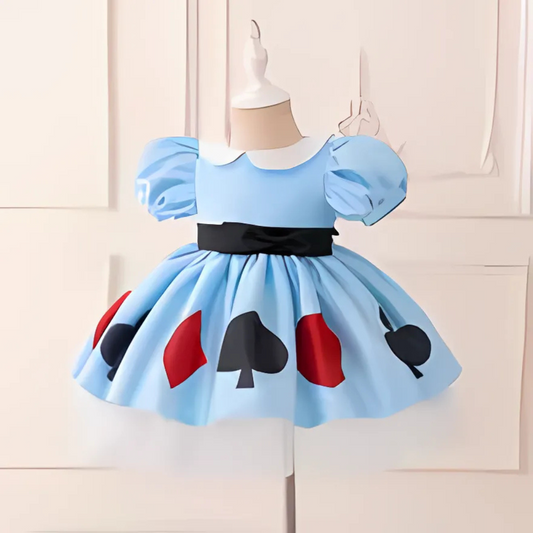 Girls’ Puff Sleeve Mini Dress | Storybook Halloween Costume
