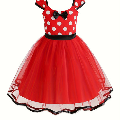 Girls’ Halloween Mouse Dress | Polka Dot Tulle Mini Costume