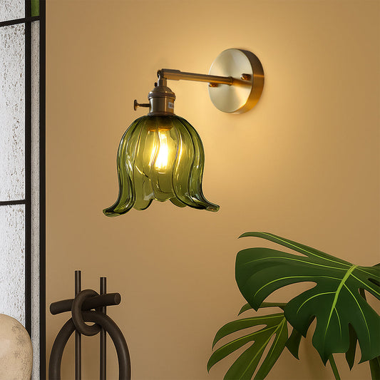 Glassora | Sleek Minimalist Flower Wall Lamp