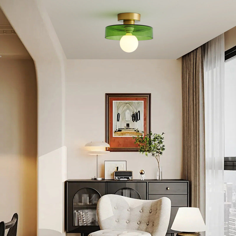 Glivon | Modern Minimalist French-Inspired Bauhaus Ceiling Lamp