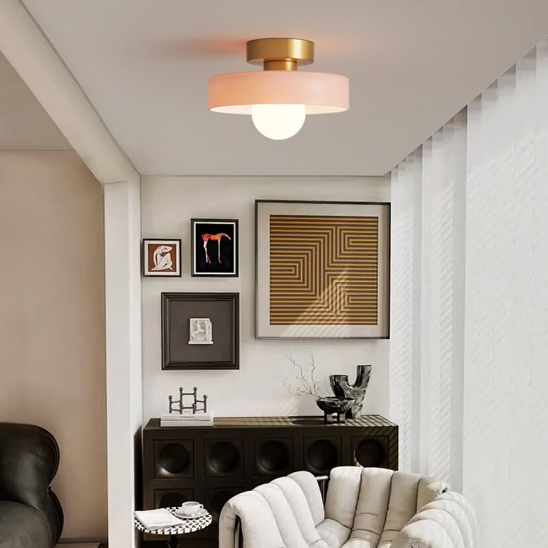 Glivon | Modern Minimalist French-Inspired Bauhaus Ceiling Lamp
