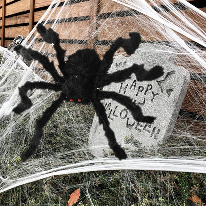 Giant Creepy Spider – Realistic Outdoor Halloween Yard Decoration Prop