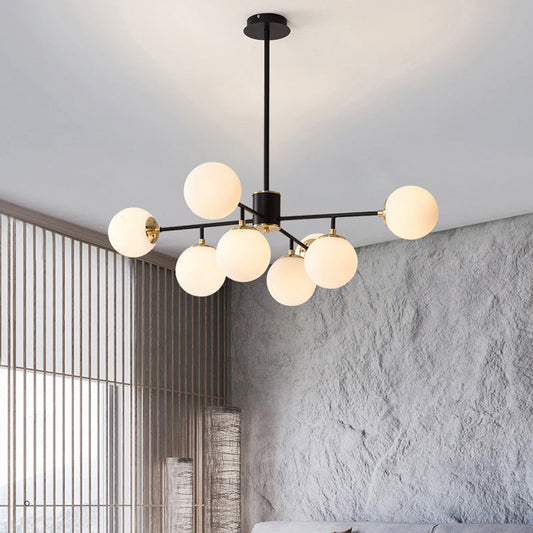 Halyn | Scandinavian Glass Chandelier for Modern Living