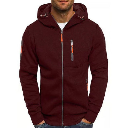 Marco | Lightweight Men’s Hooded Jacket with Zip Closure