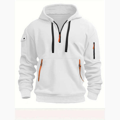 Manuel | Stylish Everyday Men’s Hoodie with Half-Zip Design